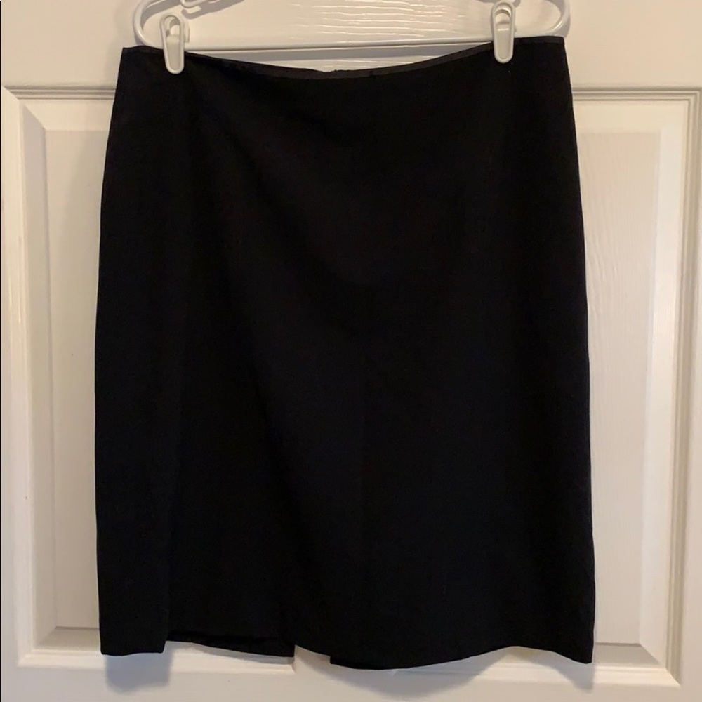 Black Knee length skirt